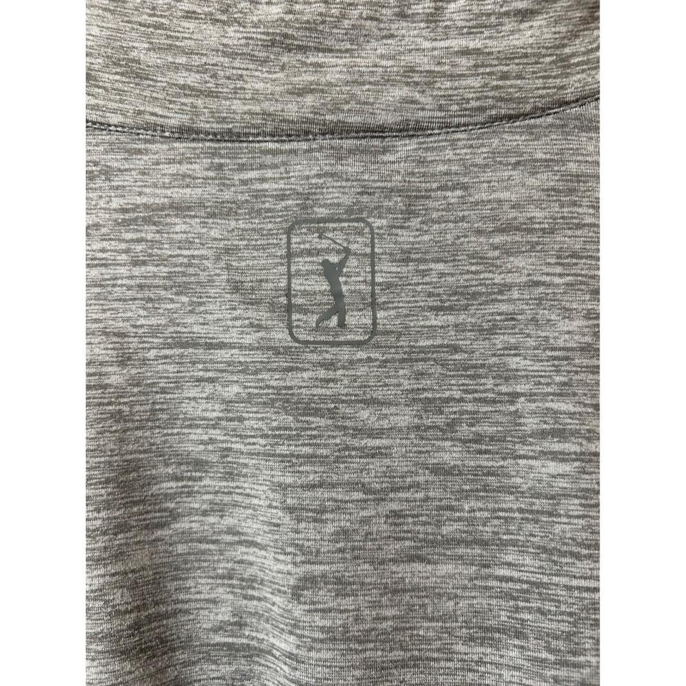 PGA Tour Mens XXL Quarter Zip Golf Pullover Jacket Grey Lightweight NWOT - Picture 3 of 6